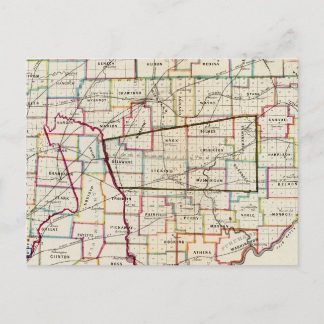 Staat Ohio Postkarte (Vorderseite)