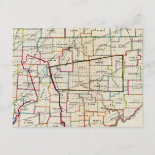 Staat Ohio Postkarte