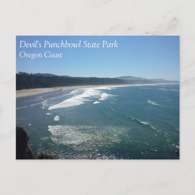 Staat Park des Teufels, Oregon Coast Postkarte (Vorderseite)
