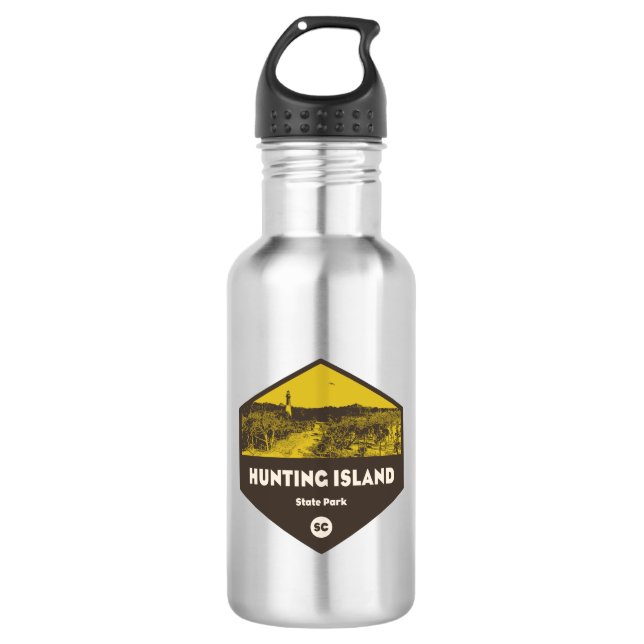 Staat Park Süd Carolina Edelstahlflasche (Vorderseite)