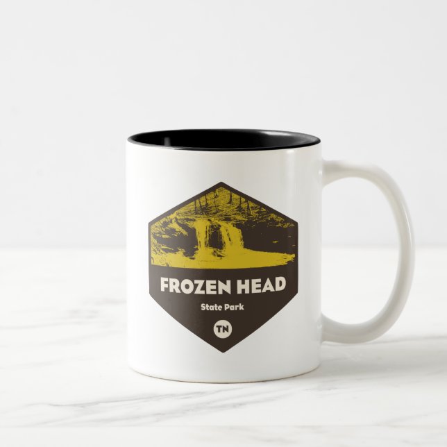 Staat Park Tennessee Zweifarbige Tasse (Rechts)