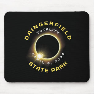 Staat Park Texas Solar Eclipse 8. April 2024 Mousepad