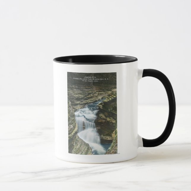 Staat Park View of Diamond Falls Tasse (Rechts)