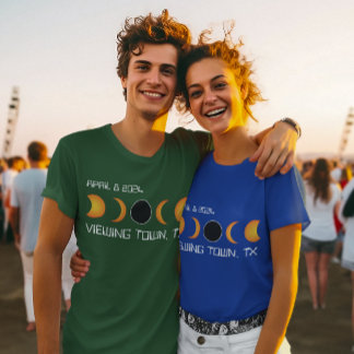 Staat personalisierte Stadt Gesamtsolaristin 2024 T-Shirt