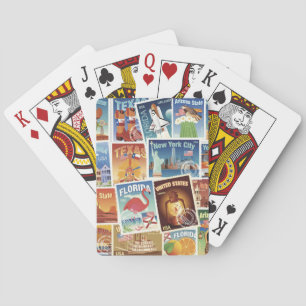 Staat-Porto-Briefmarken Spielkarten