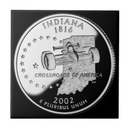 Staat Quarter of Indiana Reverse Side Imitats Fliese