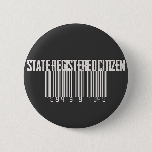 Staat registrierter Bürger Button (Vorderseite)