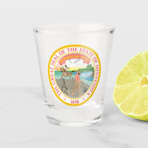 Staat Siegel Minnesota Schnapsglas