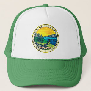 Staat Siegel Montana (USA) Truckerkappe