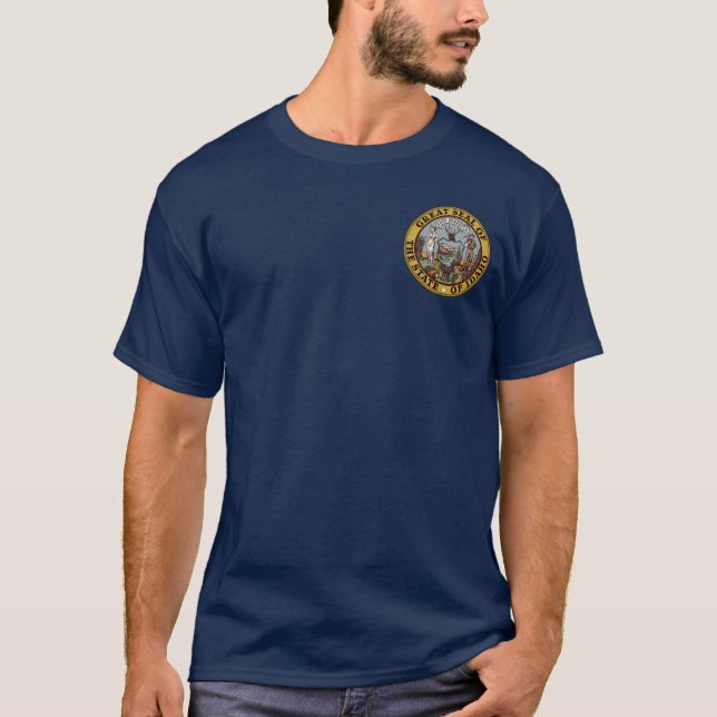 Staat Siegel von Idaho T-Shirt (Vorderseite)