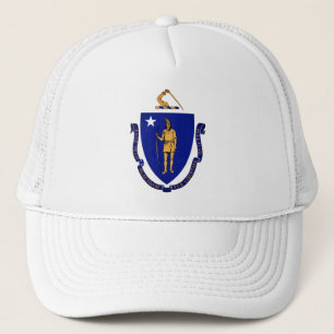Staat Siegel von Massachusetts Truckerkappe