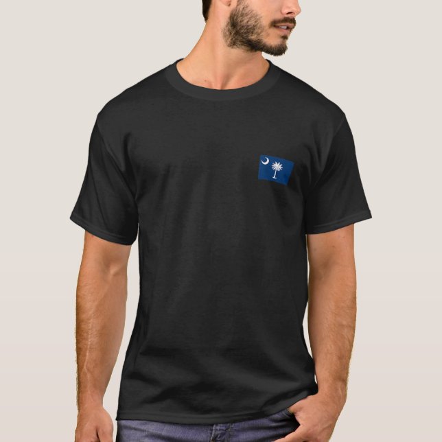 Staat South Carolina Flaggen Cool SC Carolinier Fl T-Shirt (Vorderseite)
