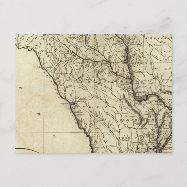 Staat South Carolina Postkarte (Vorderseite)