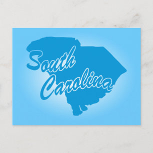 Staat South Carolina Postkarte