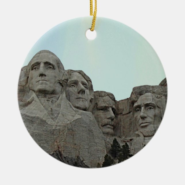 Staat South Dakota der Mount Rushmore Keramik Ornament (Vorne)