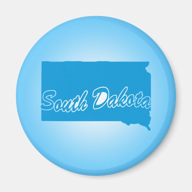 Staat South Dakota Magnet (Vorne)