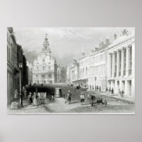 Staat Street, Boston, Gravur von S.Lacey
