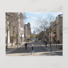 Staat Street Madison Wisconsin Library Mall Postkarte
