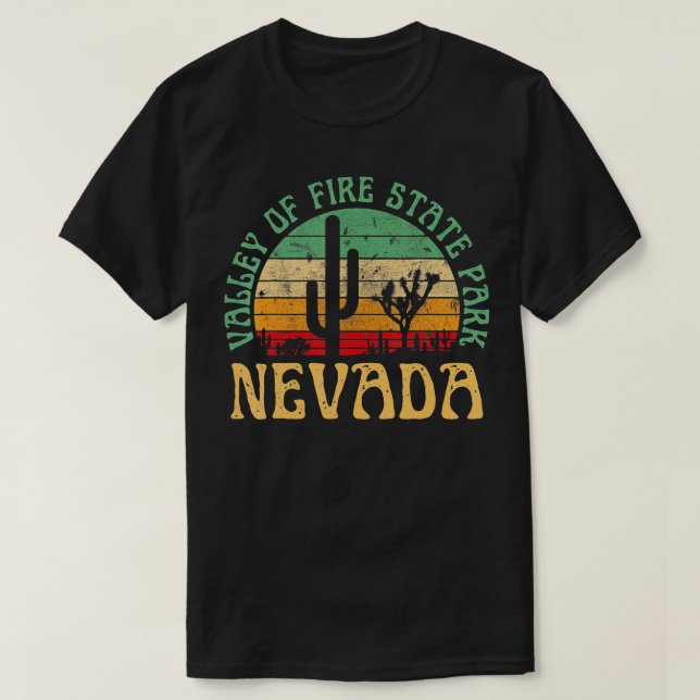 Staat Tal Park Nevada Wüstenwanderweg Ret T-Shirt (Design vorne)