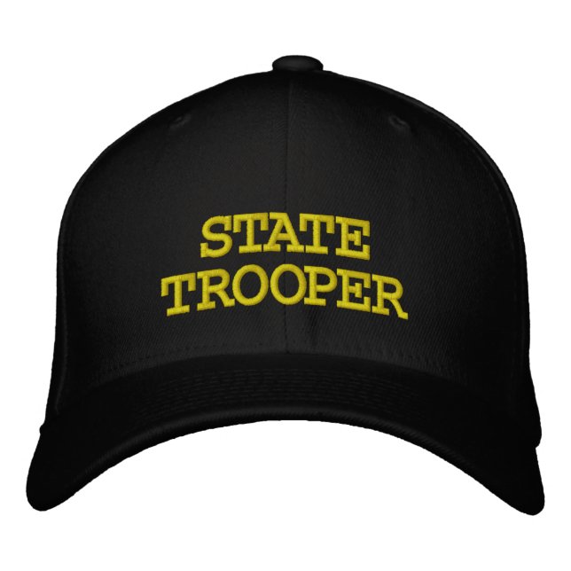 STAAT TROOPER BESTICKTE BASEBALLKAPPE (Vorderseite)