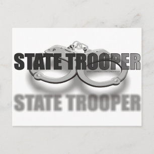 Staat TROOPER Postkarte