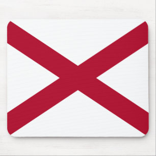 Staat von Alabama-Flagge Mousepad