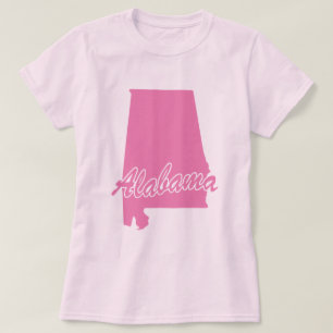 Staat von Alabama-Form-T - Shirt
