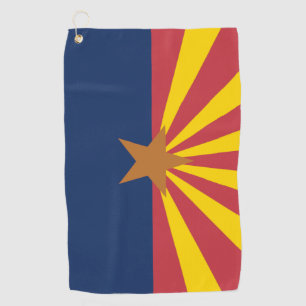 Staat von Arizona Flag Golf Handtuch