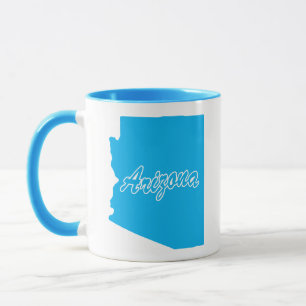 Staat von Arizona Form Tasse