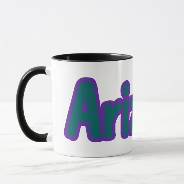 Staat von Arizona-Stolz-Tone-Kaffee Tasse (Links)