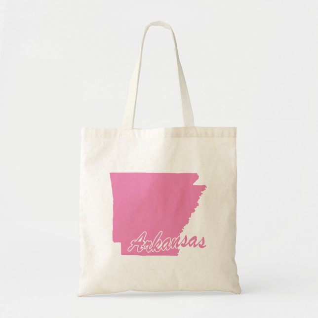 Staat von Arkansas Form Tote Beutel Tragetasche (Vorne)