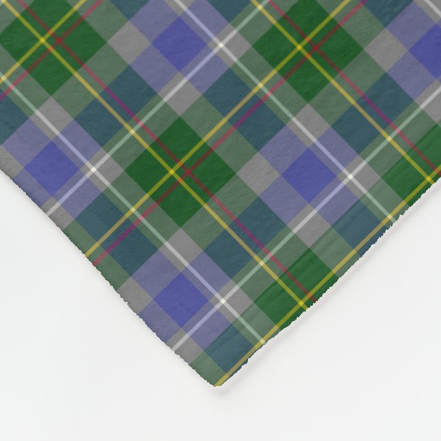 Staat von ConnecticutTartan Fleecedecke (Ecke)
