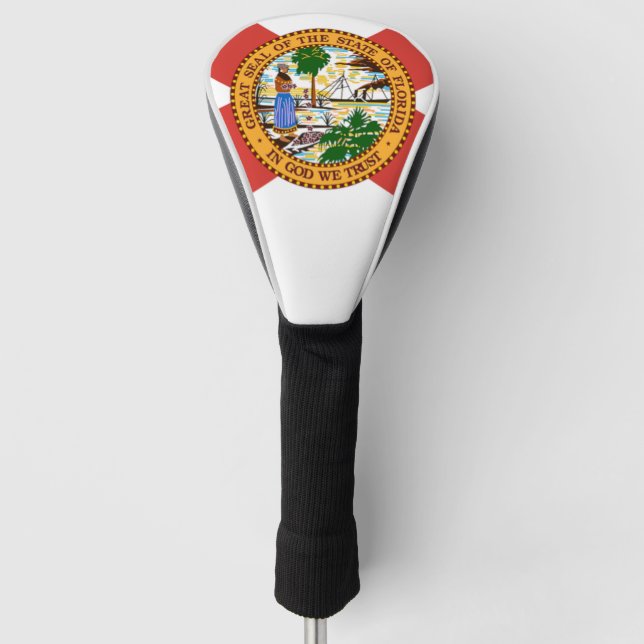 Staat von Florida Flag Golf Head Cover Headcover (Vorderseite)