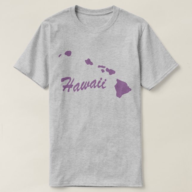 Staat von Hawaii Shape-T - Shirt (Design vorne)