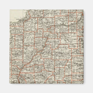 Staat von Illinois Magnet