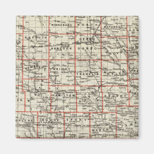 Staat von Iowa Magnet