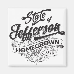 Staat von JeffersonPinochle Magnet