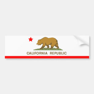Staat von Kalifornien Autoaufkleber