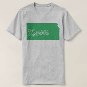 Staat von Kansas Shape T - Shirt