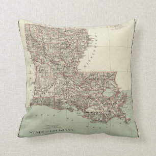 Staat von Louisiana Kissen