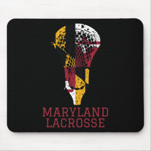 Staat von Maryland Flag Lacrosse Team Player Lax C Mousepad