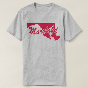 Staat von Maryland Shape T - Shirt