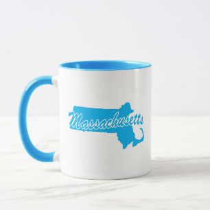 Staat von Massachusetts Form Tasse