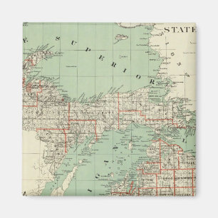 Staat von Michigan Magnet