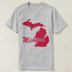 Staat von Michigan Shape T - Shirt