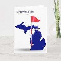 Staat von Michigan und Golfball