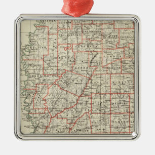 Staat von Mississippi Ornament Aus Metall