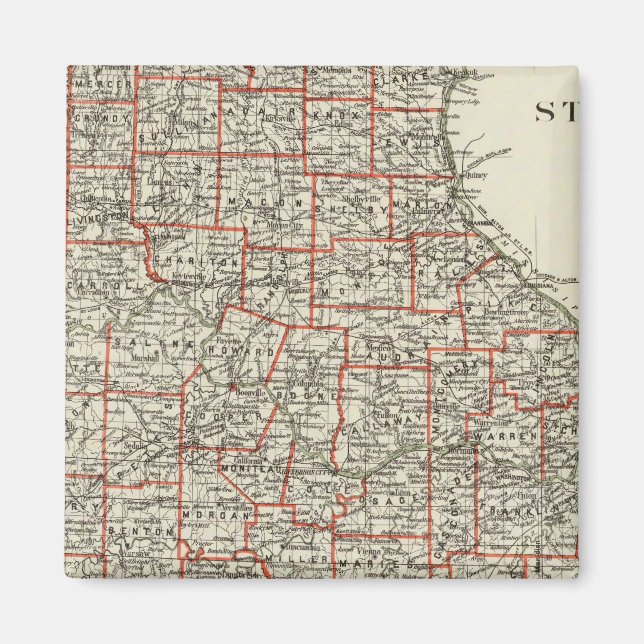 Staat von Missouri Magnet (Vorne)