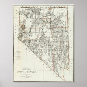 Staat von Nevada Poster