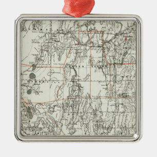 Staat von Nevada Silbernes Ornament